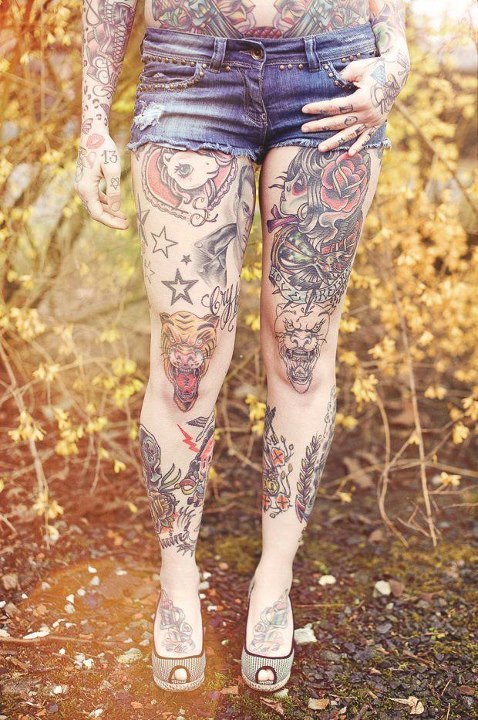 Leg Tattoos For Girls Tumblr