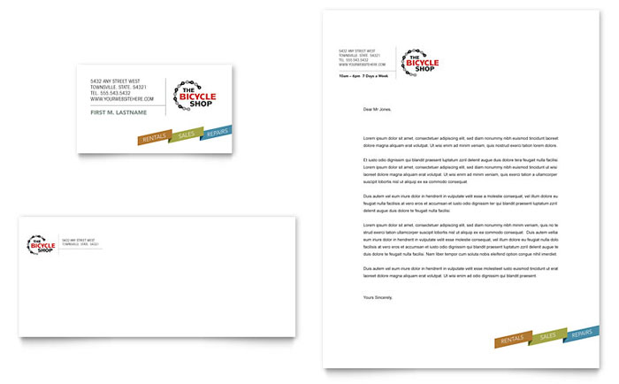 Letterhead Template Design