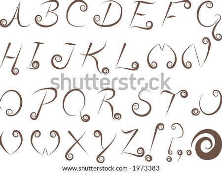 Lettering Fonts A Z