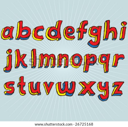 Lettering Fonts Alphabet