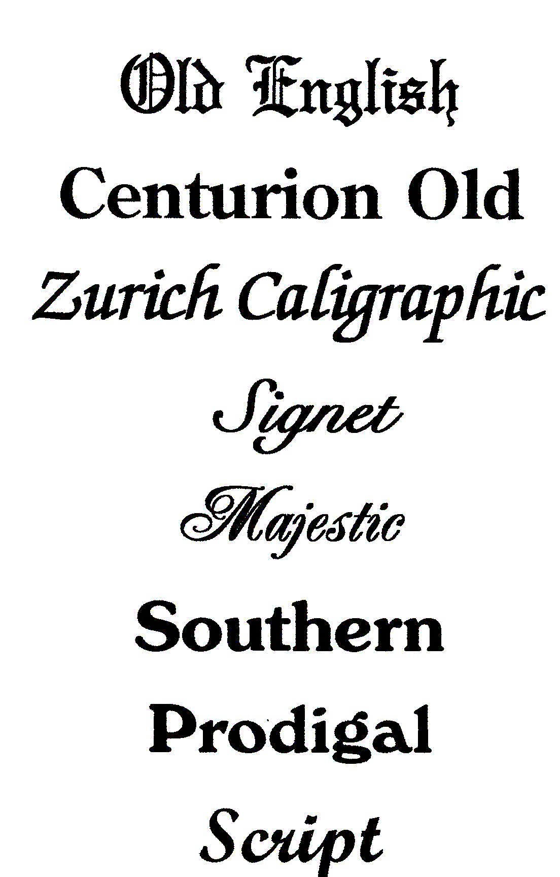 Lettering Fonts Styles