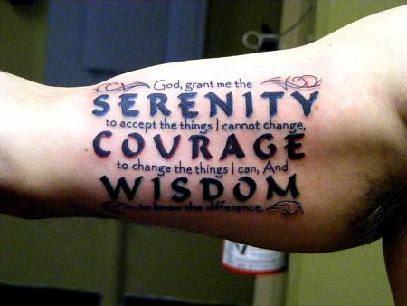 Lettering Tattoos On Arm