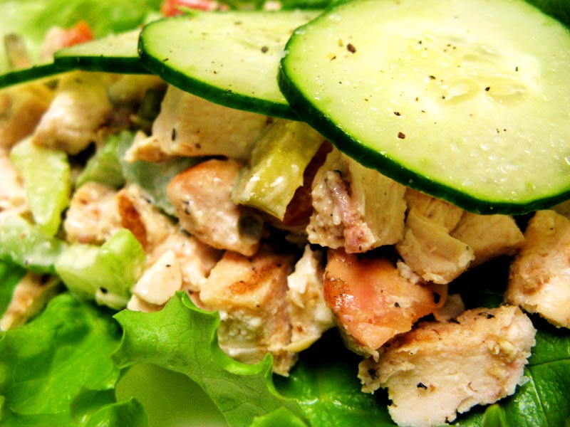 Lettuce Wraps Chicken Salad