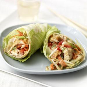 Lettuce Wraps Chicken Thai