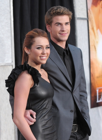 Liam Hemsworth And Miley Cyrus 2010