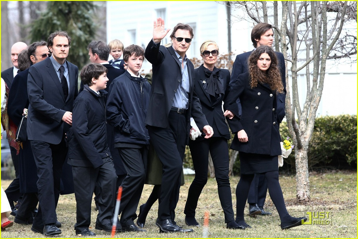 Liam Neeson Wife Funeral