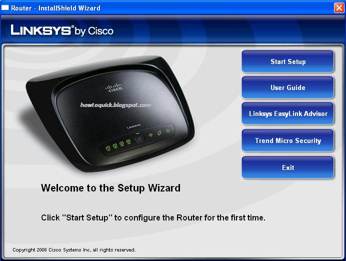 Linksys Router Setup Software