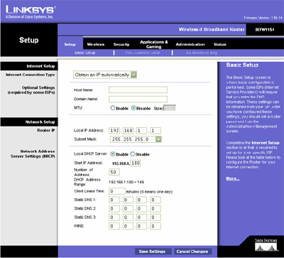 Linksys Wrt54g2 V1 Specs