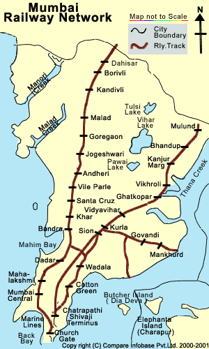 Local Train Mumbai Route Map