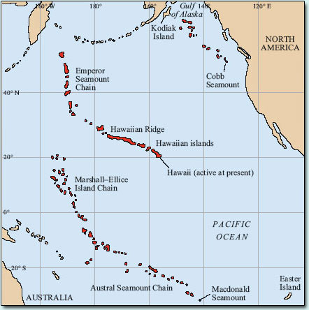 Locations Of Volcanoes In Hawaii