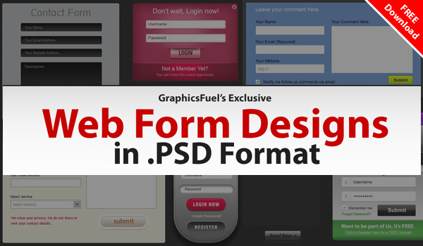Login Form Design Free Download