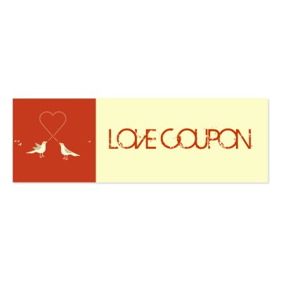 Love Coupons Template