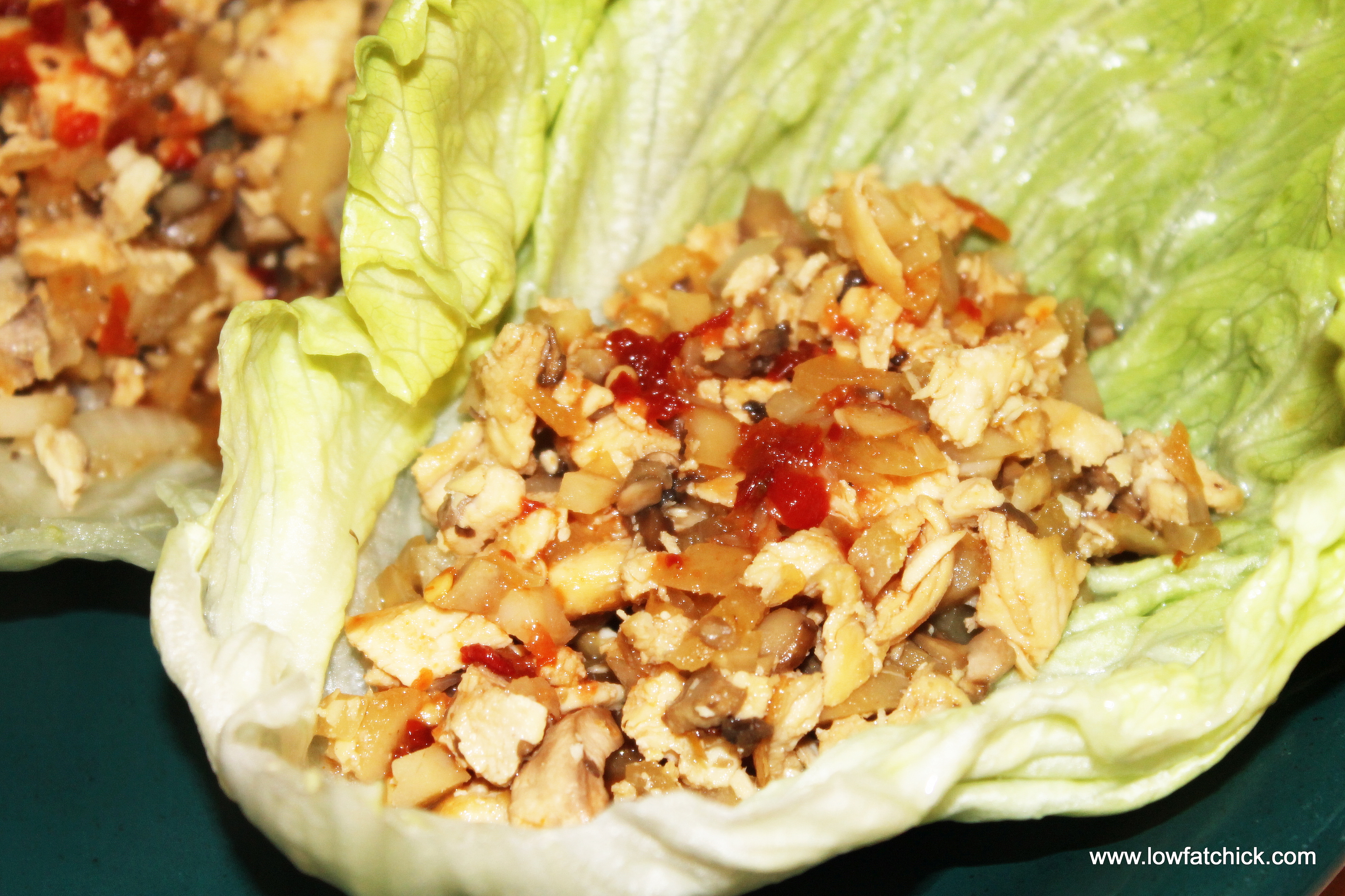Low Fat Asian Chicken Lettuce Wraps Recipe