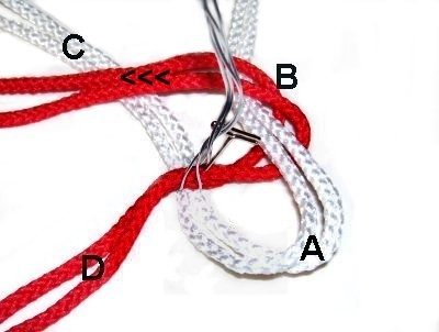 Macrame Candy Cane Pattern