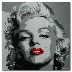 Marilyn Monroe Black And White Canvas