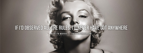 Marilyn Monroe Facebook Cover Photo Quotes