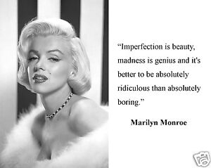 Marilyn Monroe Quotes And Sayings Imperfection