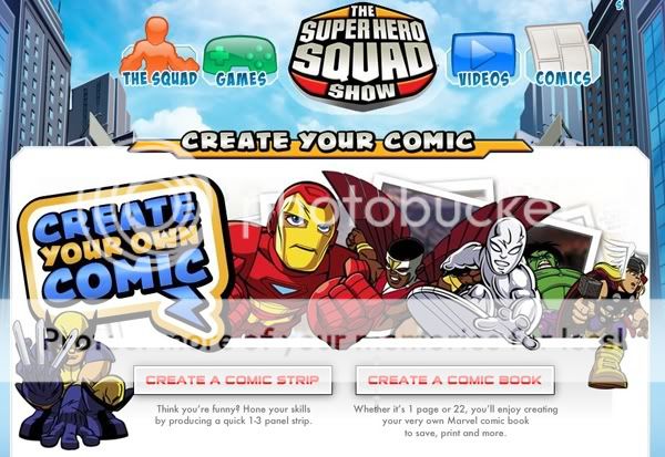 Marvel Create Your Own Superhero Gallery