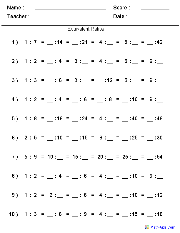 Maths Homework Sheets Ks3