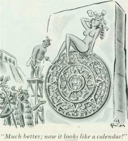 Mayan Calendar Cartoon Freak Out