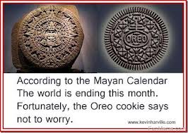 Mayan Calendar Oreo Cookie Picture