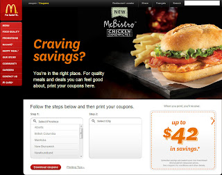 Mcdonalds Printable Coupons Canada