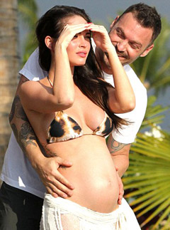 Megan Fox Pregnant Photos