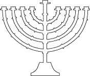 Menorah Coloring Page