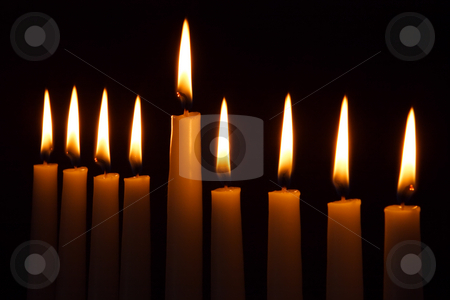 Menorah Hanukkah Candles