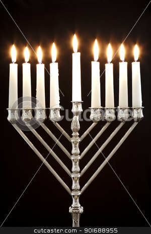 Menorah Hanukkah Candles