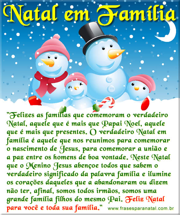 Mensagem De Natal E Ano Novo Para Familiares