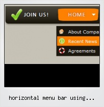 Menu Bar In Css Horizontal Free Download
