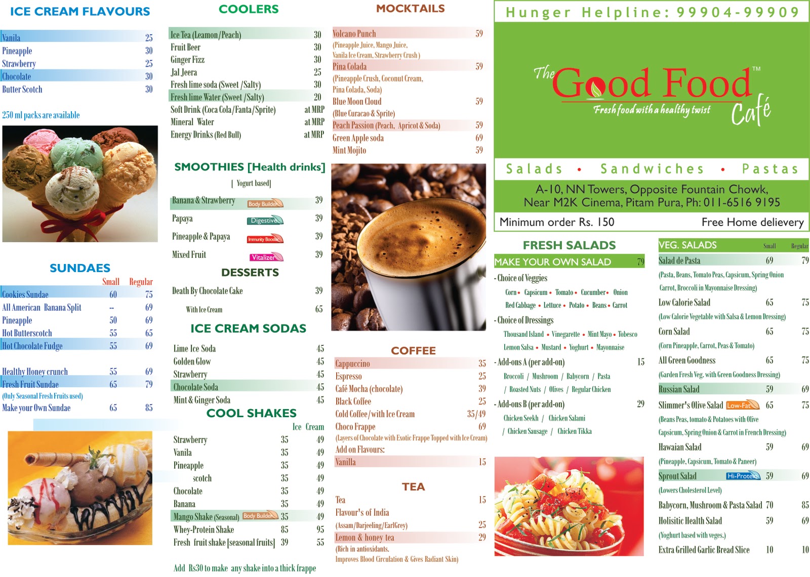 Menu Card