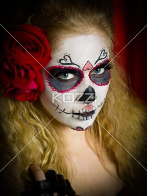 Mexican Candy Skull Face Paint