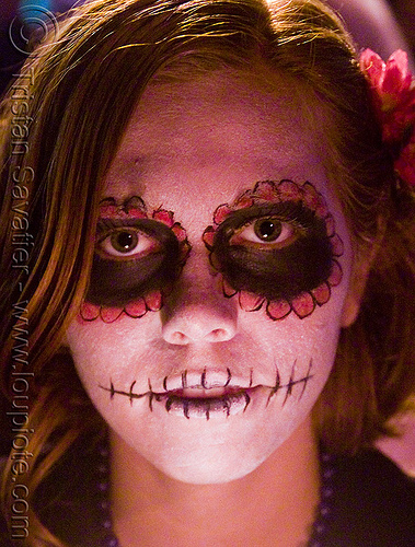 Mexican Candy Skull Makeup