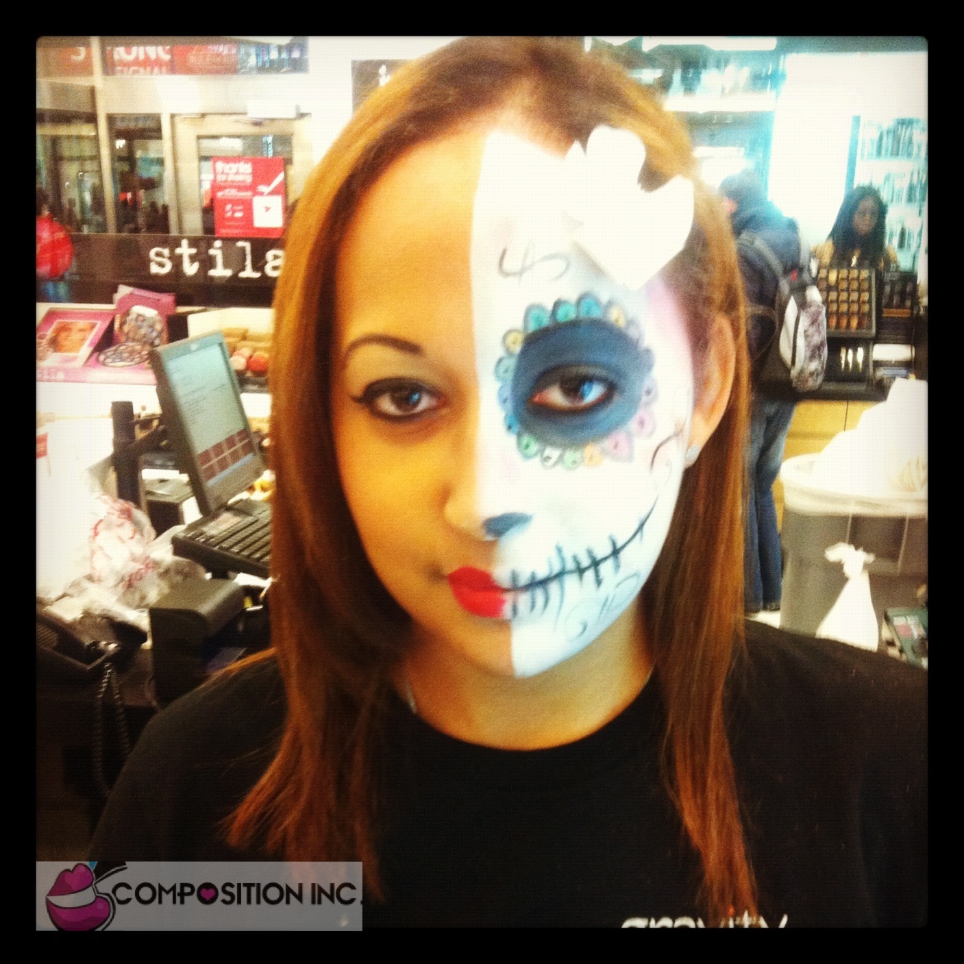 Mexican Candy Skull Makeup
