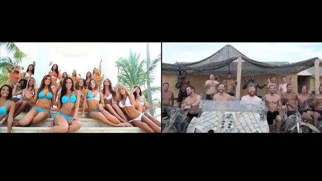 Miami Dolphins Cheerleaders Call Me Maybe Vs U.s. Troops Call Me Maybe