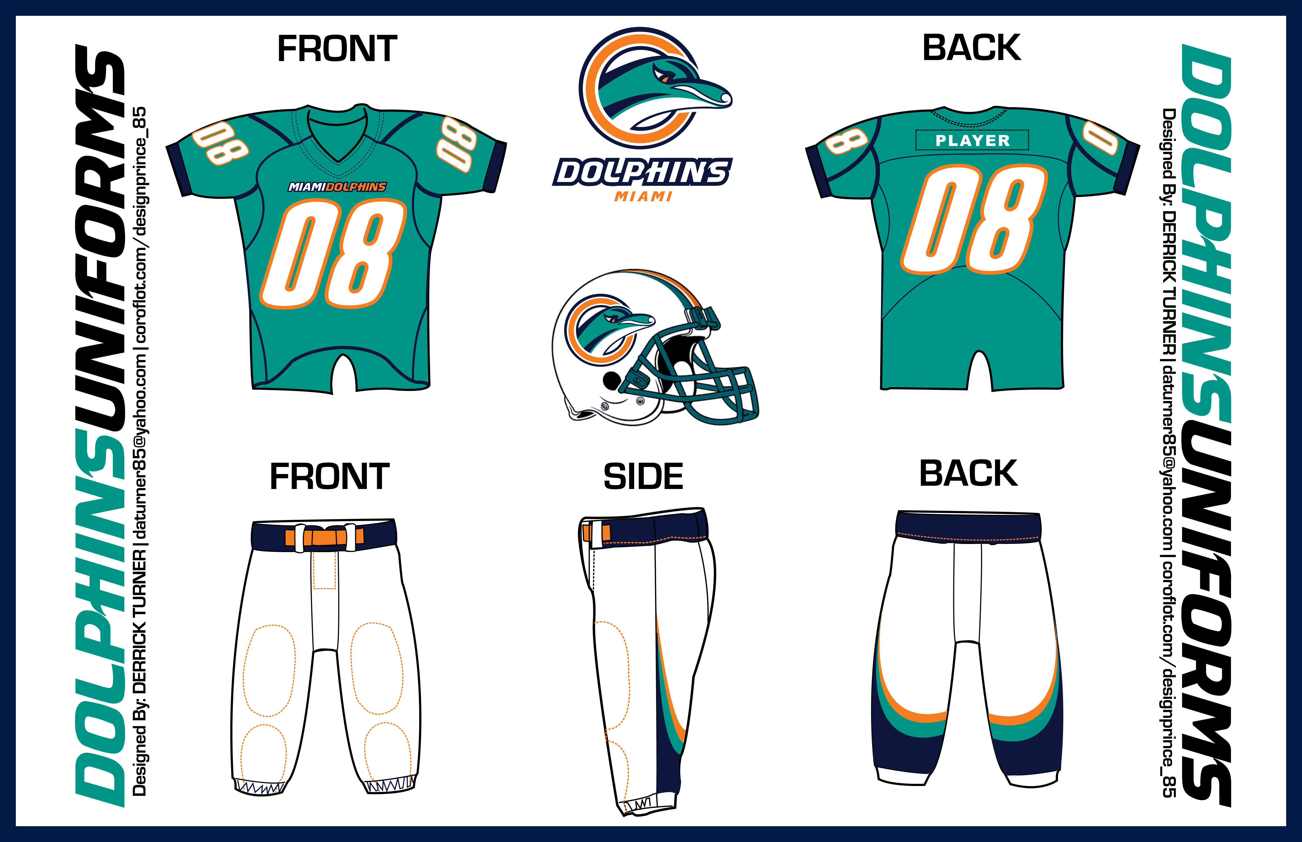 Miami Dolphins New Logo And Uniforms