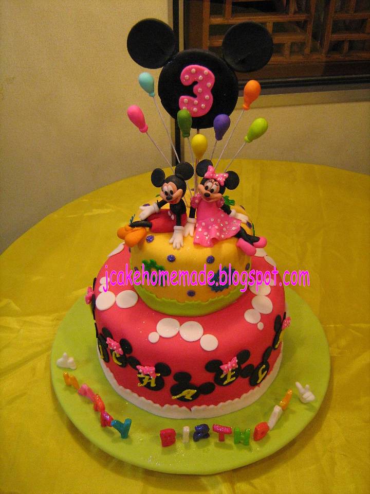 Mickey Mouse Cake Designs For Birthdays