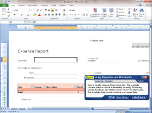 Microsoft Excel 2010 Help