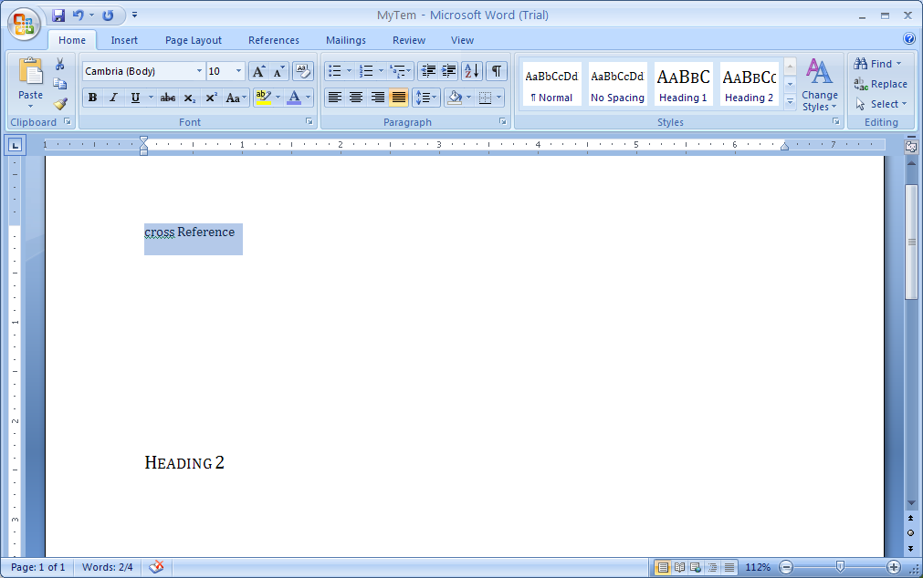 Microsoft Office 2007 Word