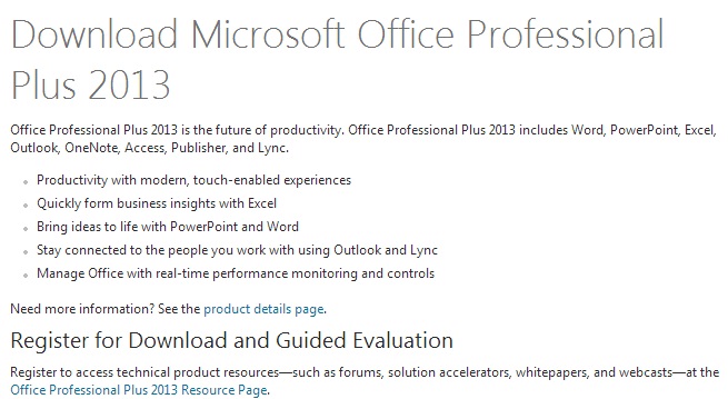 Microsoft Office 2013 Professional Plus Preview