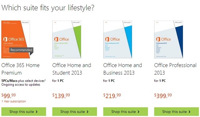 Microsoft Office 2013 Release Date Canada