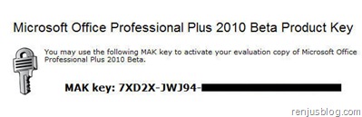 Microsoft Office Professional Plus 2010 Product Key Free Download