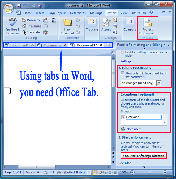 Microsoft Word 2007 Parts And Functions