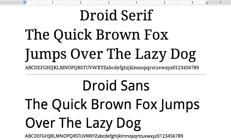 Microsoft Word Fonts