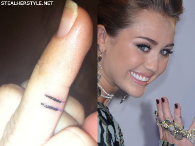 Miley Cyrus Tattoos Tumblr