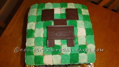 Minecraft Creeper Cake Recipe