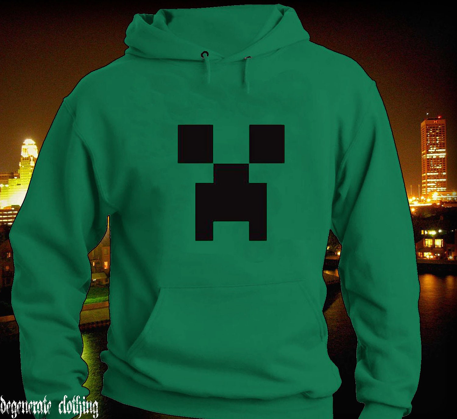 Minecraft Creeper Hoodie Cheap