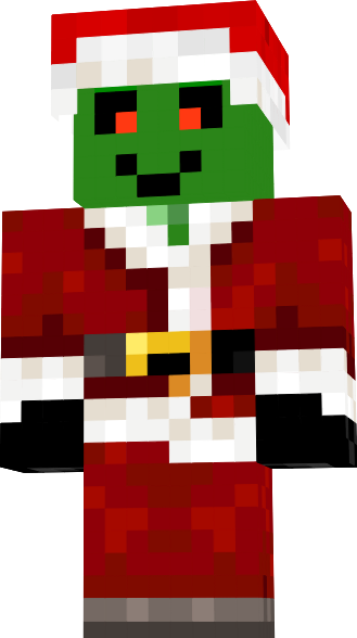 Minecraft Skins Creeper Santa